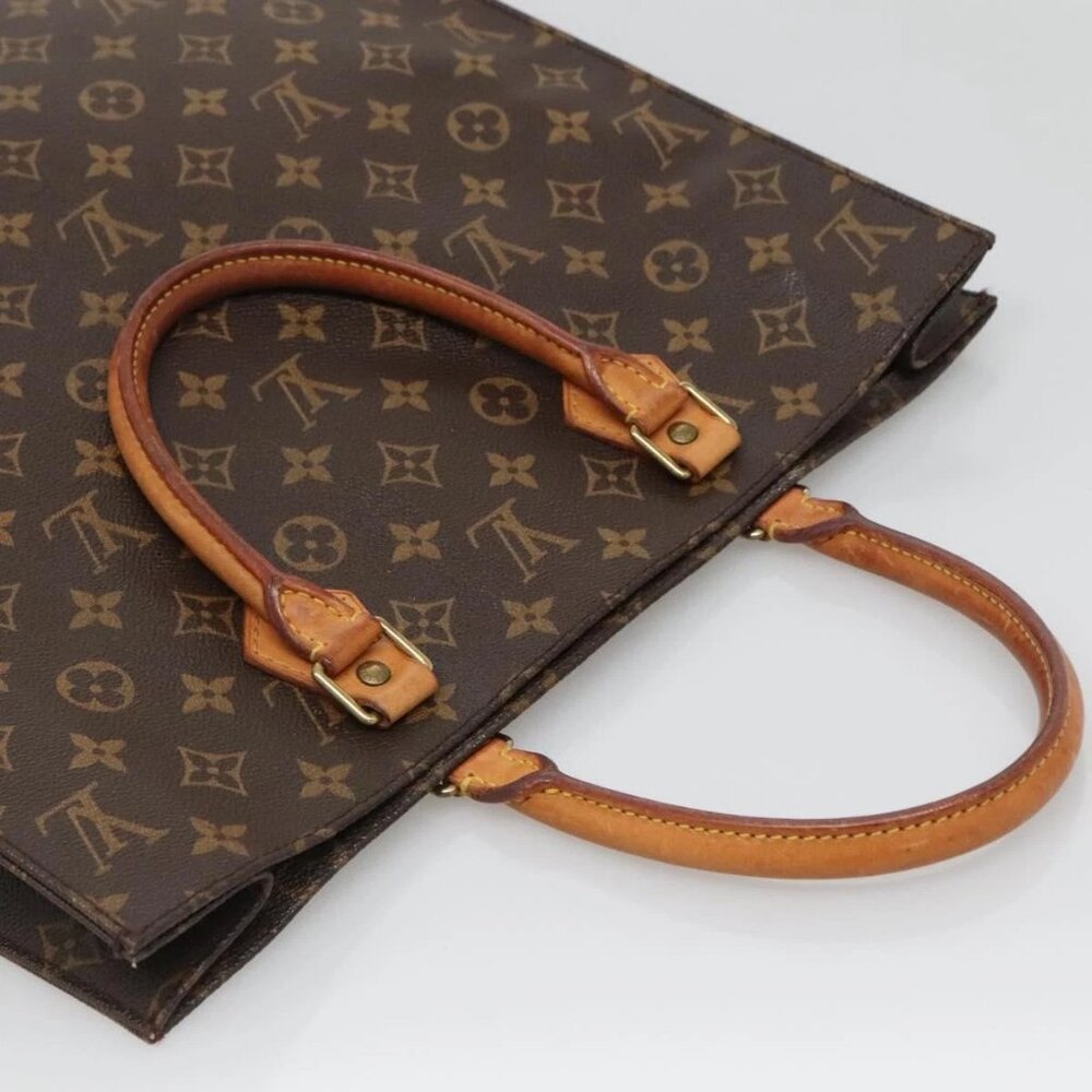 LOUIS VUITTON Monogram Sac Plat Hand Bag M51140 LV Auth 136014 - Picture 7 of 15